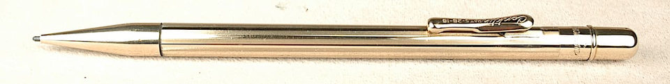 Gold plated mechanical pencil.
