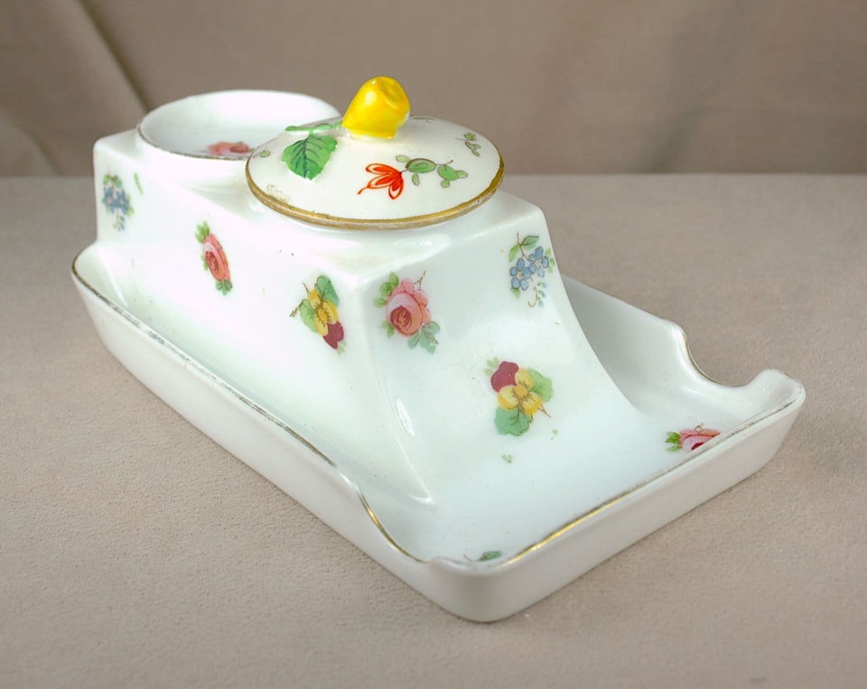 Porcelain Inkwell