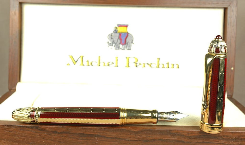 Michel Perchin Fabergé Imperial Russia Red